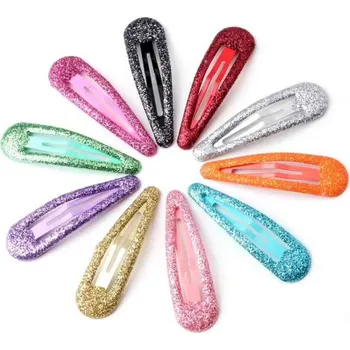 GlitterClips kovové sponky do vlasů 60 ks - všechny barvy