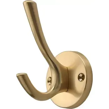 Věšák Nábytkový věšák dvojitý 105mm zlatý (HKZ34Z)