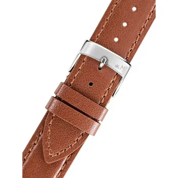Řemínek na hodinky Kožený řemínek Morellato Naxos 5391D15.041 M, hnědý, recyklovaný materiál - 18 mm