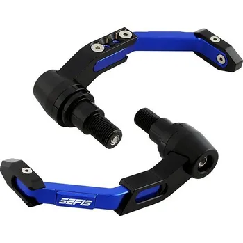 Chránič řídítek pro čtyřkolku SEFIS Protech CNC chrániče páček Yamaha - fialové