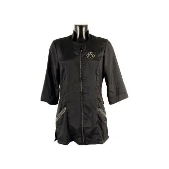 Dámská halenka Střihačská blůza Tikima Aleria s kamínky Barva: Černá, Velikost: XXL