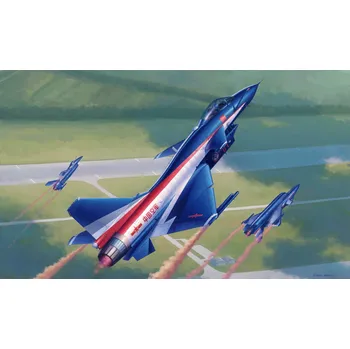 Plastikový model PLA J-10AY Vigorous Dragon [8.1 Aerobatic Team] - Trumpeter 02857