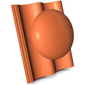 betonová krytina KMB Hodonka elegant višňový odvětrávací komplet betonový