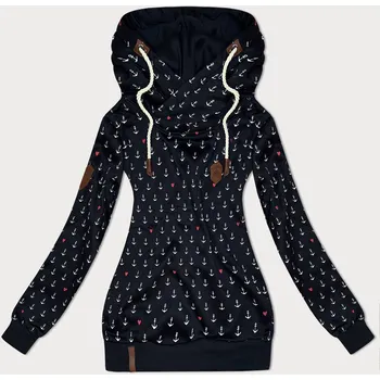 Dámská mikina Černá Kožíšková Dámská Mikina 6&8 Fashion, odstíny černé XXL (44) i392_23736-48