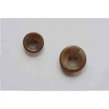 Knoflík Knoflík BÉŽOVOHNĚDÝ DUHOVANÝ 1016XXXX - Béžovohnědý, 17 mm