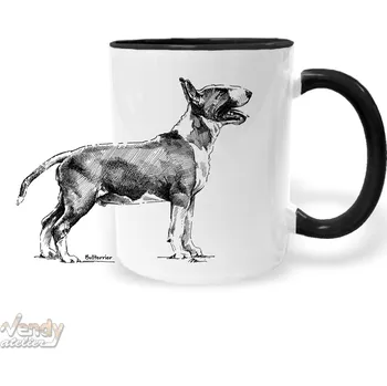 Hrnek - Bullterrier Barva: Černá