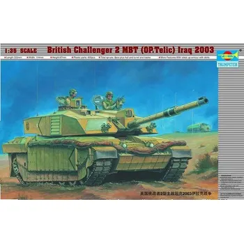 Plastikový model British Challenger 2 MBT (OP. Telic) Iraq 2003 - Trumpeter 00323