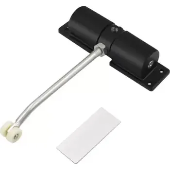 Zavírač dveří Automatický zavírač dveří 145° pružinový černý (ZDV4)