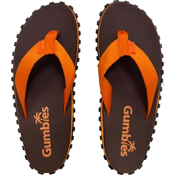 Pánské žabky Žabky Gumbies Duckbill Brown & Orange 46