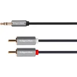 Kabel Jack 3.5mm stereo/2x Cinch 1m KRUGER & MATZ KM1218 Basic