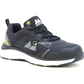 Pracovní obuv MONITOR SWEDEN Three 100 Ninety S1P černá pánská pracovní obuv Extra Light 41