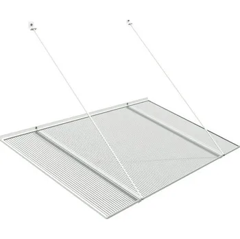 Stříška nad vchodové dveře Vchodová stříška Coburg 1200 x 690 x 740 mm bílá