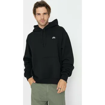 Pánská mikina Nike SB Essential Logo HD (black/white) XL, černá