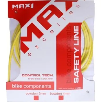 Lanko pro jízdní kolo ŘADÍCÍ BOWDEN MAX1 21583 4mm (3m) ŽLUTÝ - žlutá, 3m