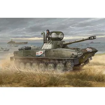 Plastikový model Russian PT-76B Light Amphibious Tank - Trumpeter 00381