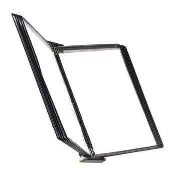 djois doplňkový držák s kapsami pro podlahový stojan, A4, PVC, černé, 10 ks