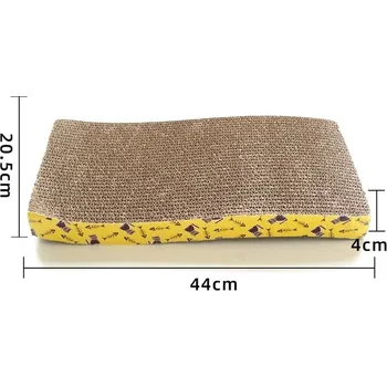 Kočičí škrabadlo s vlnitým kartonem pro ochranu nábytku - CW013-S