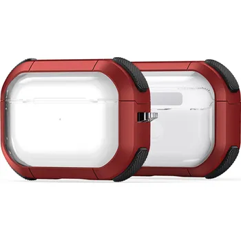 Příslušenství pro sluchátka DuxDucis Pouzdro na sluchátka AirPods Pro 1/2 - DuxDucis, PECD Red