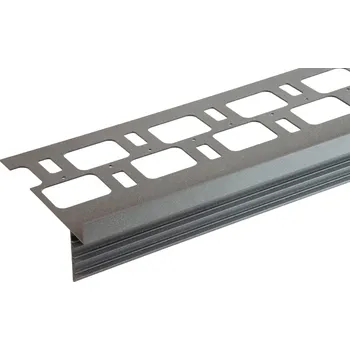 Stavební profil Hliníkový ukončovací profil Antracit