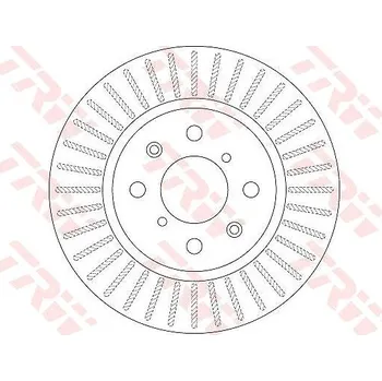 Brzdový systém TRW Brzdový kotouč DF6232 sada 2ks