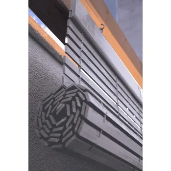 Roleta Vingo Dřevěná roleta na pergolu - šedá Šířka rolety: 120 cm, Rozvin rolety: 100 cm