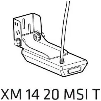 Echolot Humminbird sonda XM 14 20 MSI T (SOLIX)