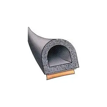 Víno D-list 75m 12x10mm černé TRELLEBORG