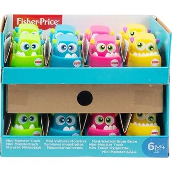 Hračka pro nejmenší Fisher Price Mini Moster autíčka, více druhů