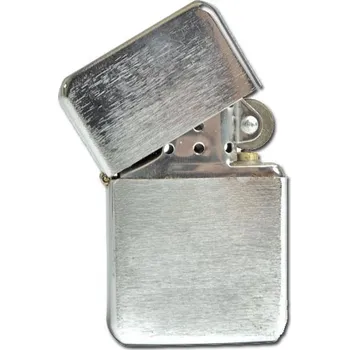 Zapalovač Chrom - mat (Přesná sběratelská kopie benzínových zapalovačů Zippo, používaných nejen vojáky US army.)