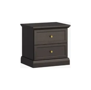 Noční stolek Nábytek PEGAS s.r.o. Noční stolek LUCCA SN, Černá