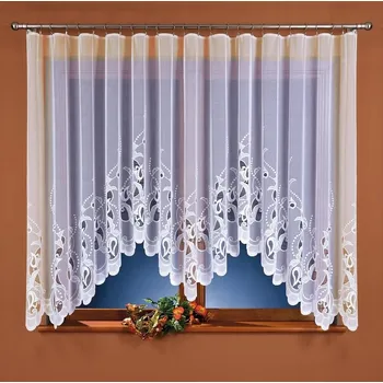 Záclona Justi SW7 bílá 220 x 120 cm
