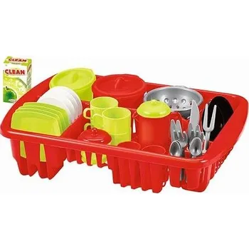 Dětská kuchyňka Sada nádobí s odkapávačem