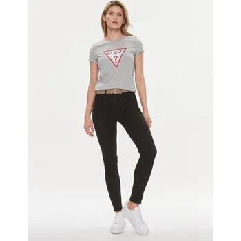 Pánské oblečení Guess T-Shirt W1YI1 BI3Z14 Šedá Slim Fit XXL