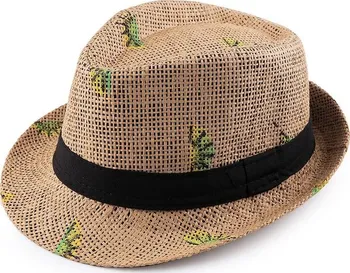 Klobouk Stoklasa Dětský letní klobouk slamák 870120 3 hnědý přírodní uni
