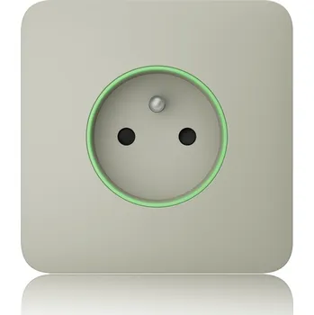Zabezpečovací technika Ajax SoloCover (smart) - Samostatný kryt zásuvky Zvolte barvu produktu: Ústřicová