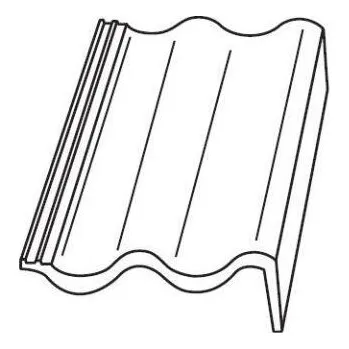 Bramac MaxP5/Max7° taška pultová krajní levá cihlově červená