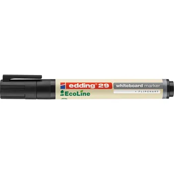 Popisovač na bílou tabuli a flipchart "29 EcoLine", černá, 1-5mm, zkosený hrot, EDDING