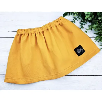 Dívčí sukně Kulišárny Sukýnka MUSTARD VELIKOST: 110