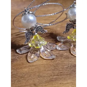 Přívěsek Přívěsek anděl čirá žlutá