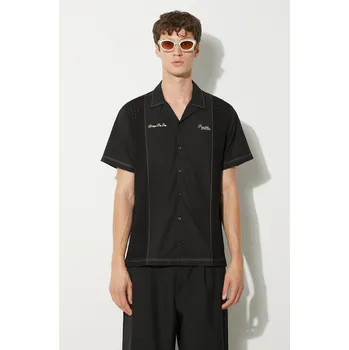 Pánská košile Bavlněná košile Filling Pieces Resort, XL, černá, 99X