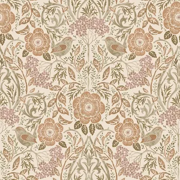 Tapeta Květinová vliesová tapeta na zeď, béžová, 139566, Bloom, Esta Home