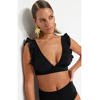 Dámské plavky Dámské plavky horní díl Trendyol Patterned Trendyol černá 1431928