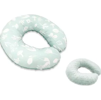 Cestovní polštářek COSING Minky Mini Les zelená