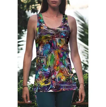 UTOPY Dámské Dámské sportovní tílko Psycho Future Velikost: XXL