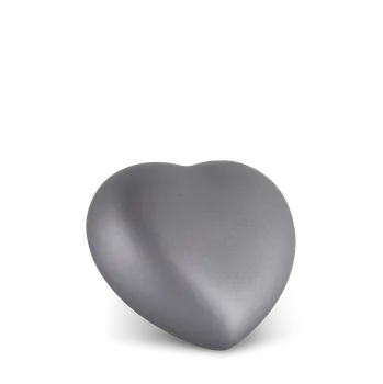 Smuteční dekorace Zvířecí urna Herz - Šedá 0,5l