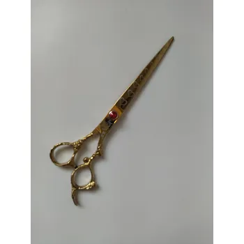 Kadeřnické nůžky Nůžky Alter Sheers "GOLD &amp; HEART" Made 4 Salon Oliver 8,5"