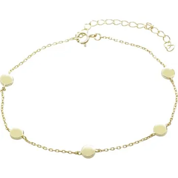 Náušnice Pozlacený stříbrný nákotník s kroužky