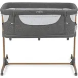 MoMi Postýlka SMART BED 4v1 šedá