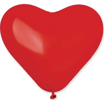 Balónek LUMA Balónky SRDCE červené, 10ks
