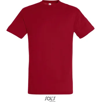 Pánské tričko SOL'S Pánské tričko Regent Barva: Červená tmavá, Velikost: M